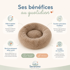 Serenimo™ – Le Lit Cocon Anti-Stress pour Chien & Chat
