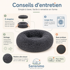 Serenimo™ – Le Lit Cocon Anti-Stress pour Chien & Chat