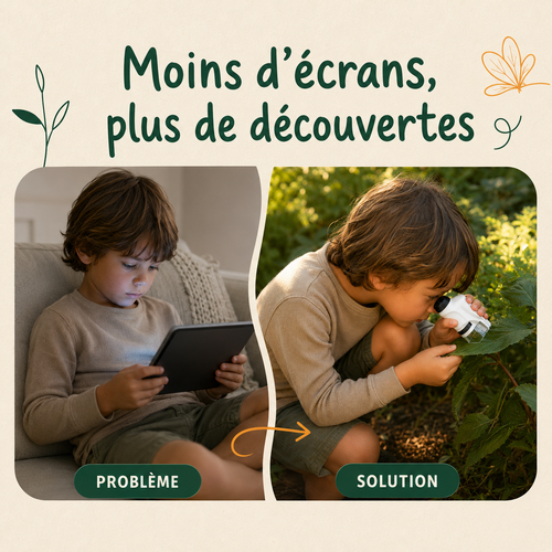 Explorio™ — Microscope d'exploration pour enfants + 20 défis