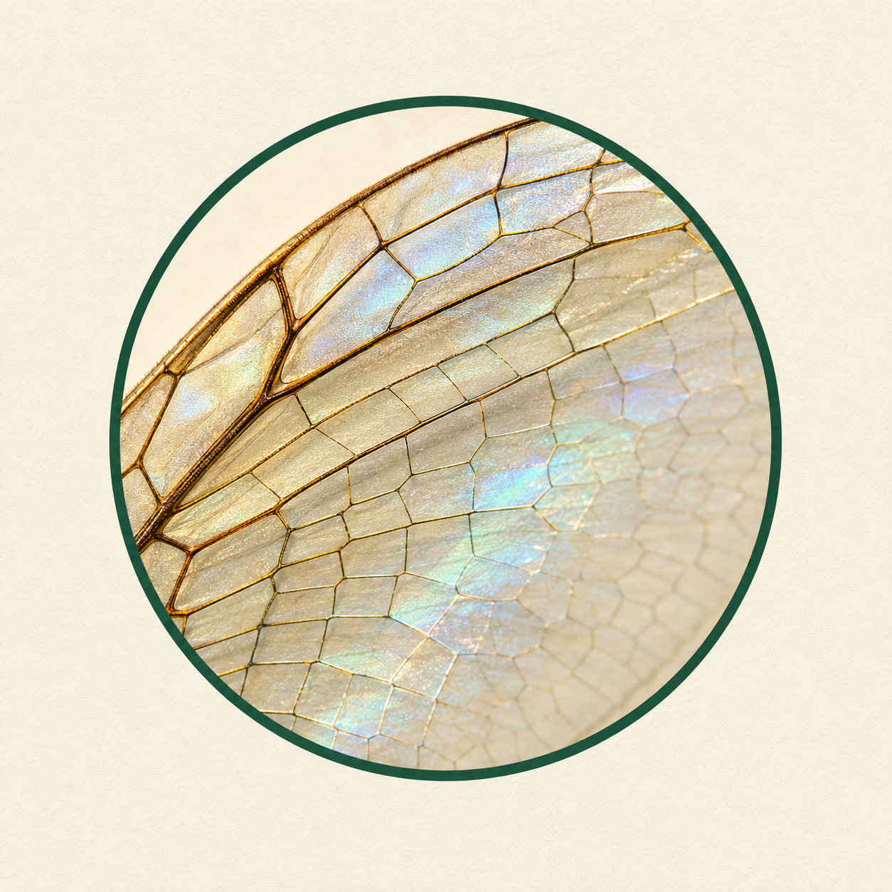 Vue macro à travers l'objectif du microscope Explorio